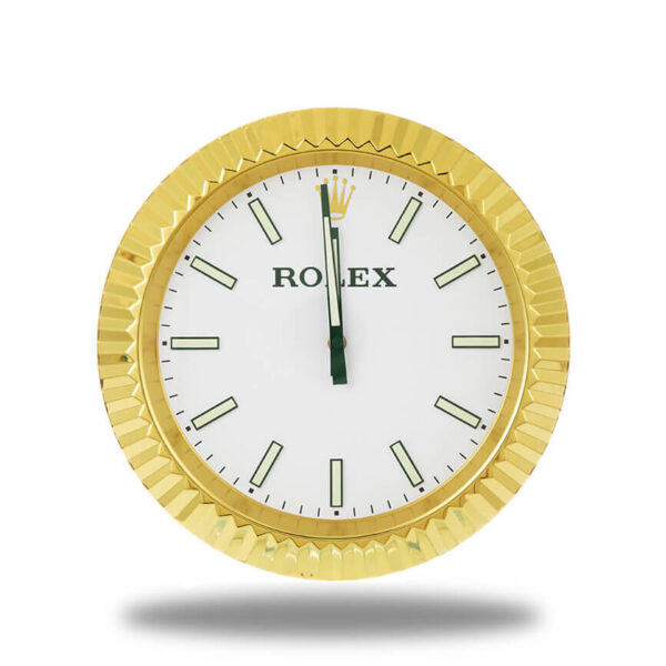 Presidential Wall Clock - Gold Green