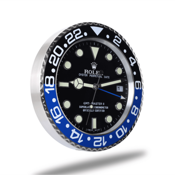 GMT Master Wall Clock - Blue and Black - Image 3