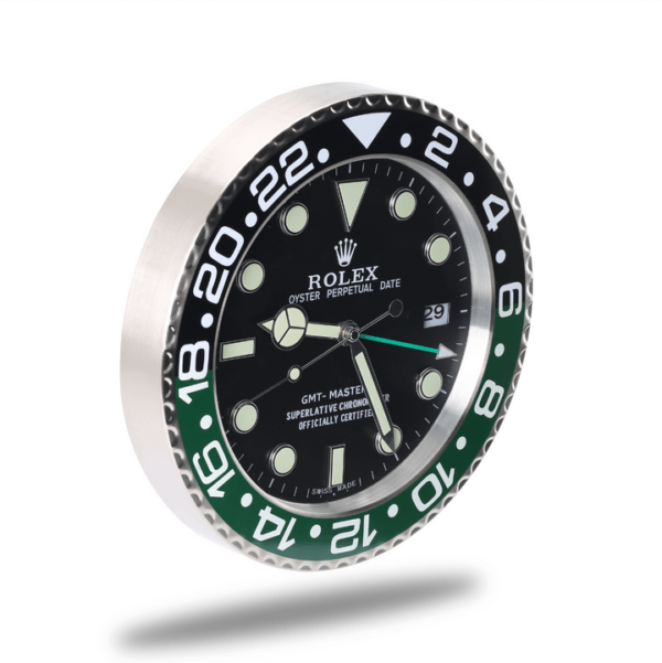 GMT Master Wall Clock - Black and Green - Image 2