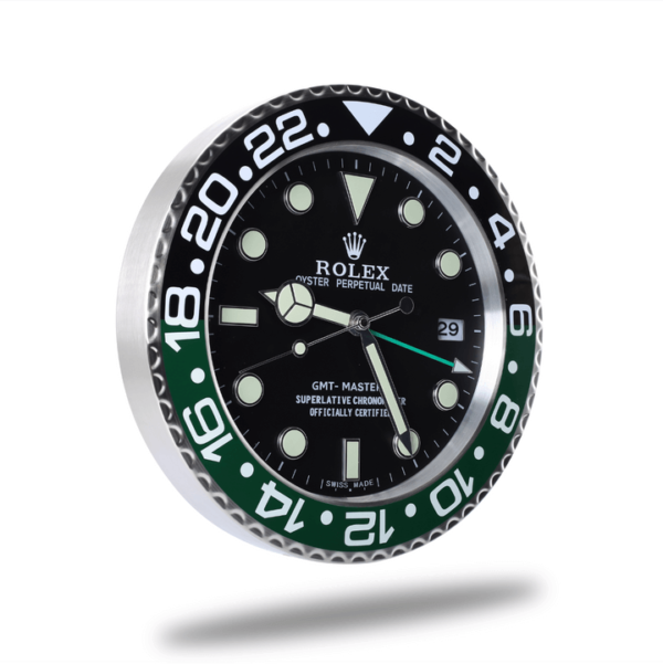 GMT Master Wall Clock - Black and Green - Image 3