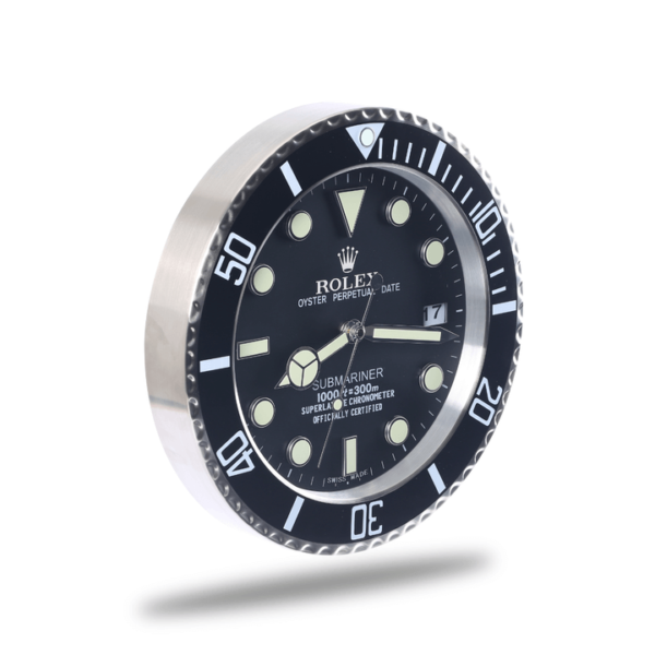 Submariner Wall Clock - Bold Black - Image 2