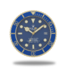 Submariner Wall Clock - Blue Gold