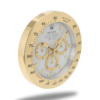 Daytona Wall Clock - Gold White - Image 2