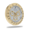 Daytona Wall Clock - Gold White - Image 3
