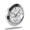 Daytona Wall Clock - Silver White - Image 3