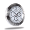 Daytona Wall Clock - Silver White - Image 2