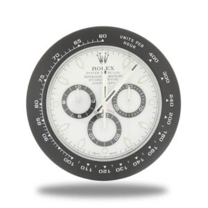 Daytona Wall Clock - Panda Black