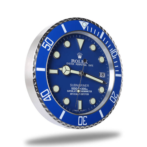 Submariner Wall Clock - Bright Blue - Image 2