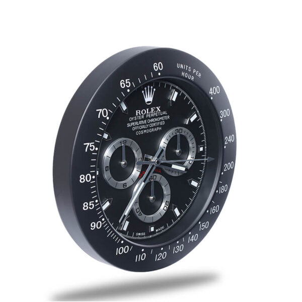 Daytona Wall Clock - Black Black - Image 2