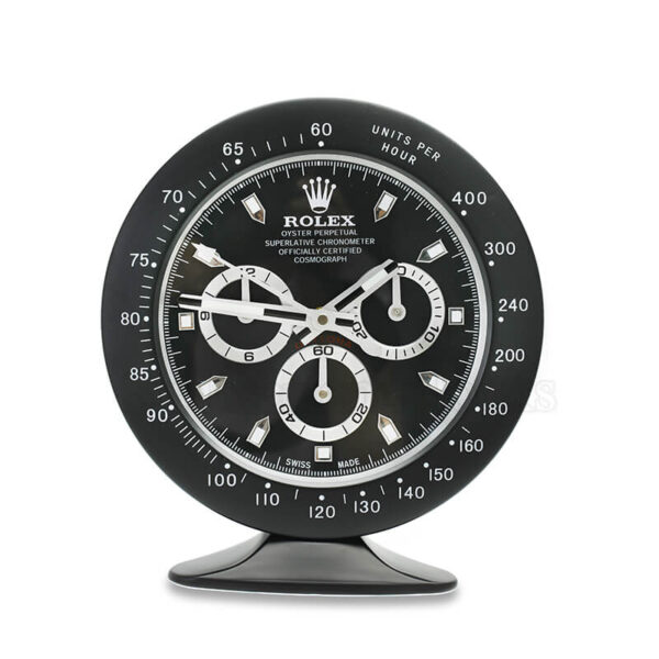 Daytona Table Clock – Black