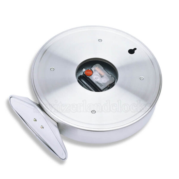Daytona Table Clock – Sliver Black - Image 4