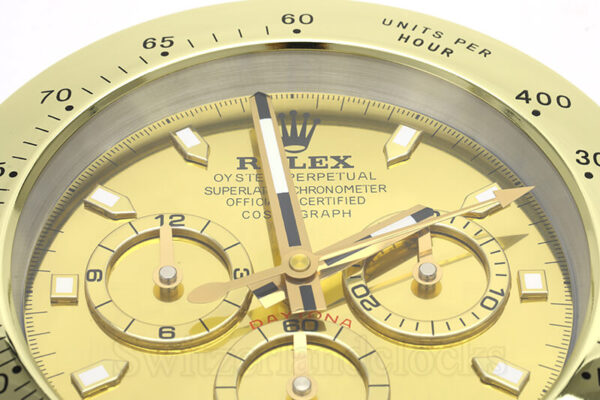 Daytona Table Clock – Gold Color - Image 3