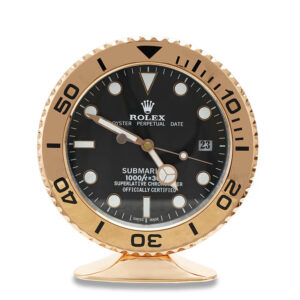 Submariner Table Clock - Rose Black