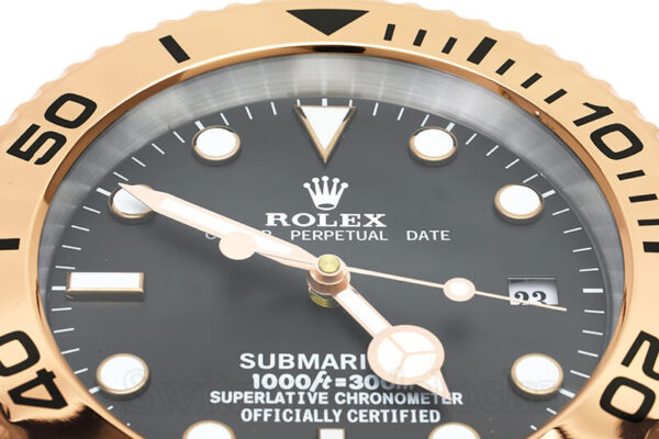 Submariner Table Clock - Rose Black - Image 3